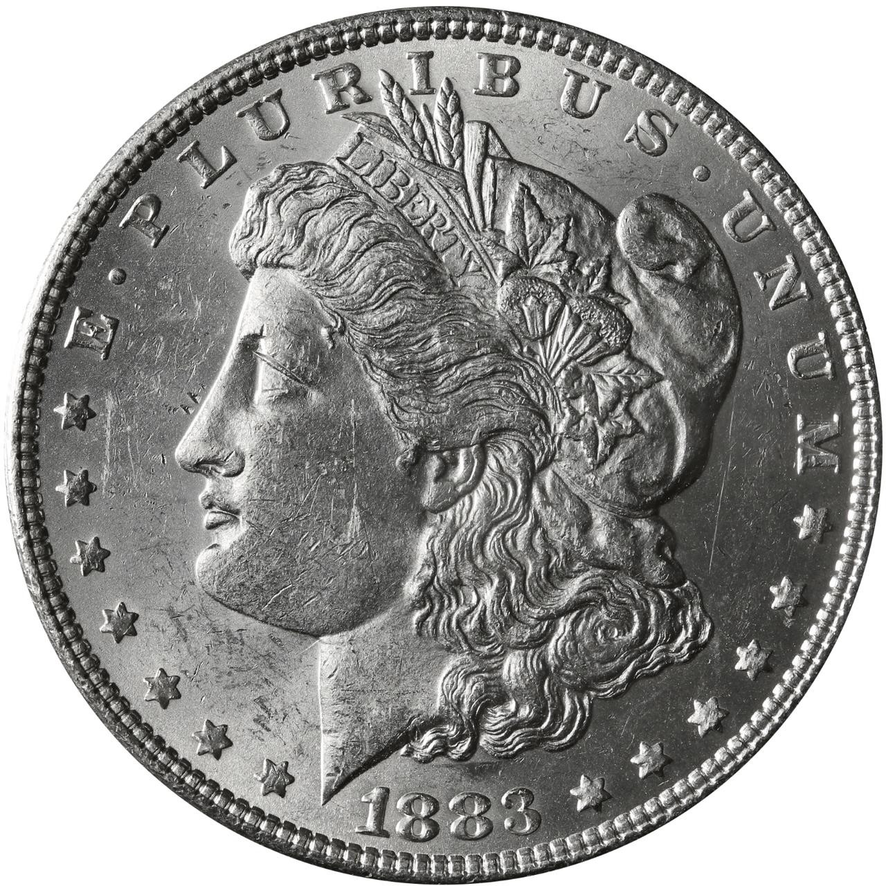 1883 Morgan Silver Dollar Coin BU | Bullion Shark Rare Coins