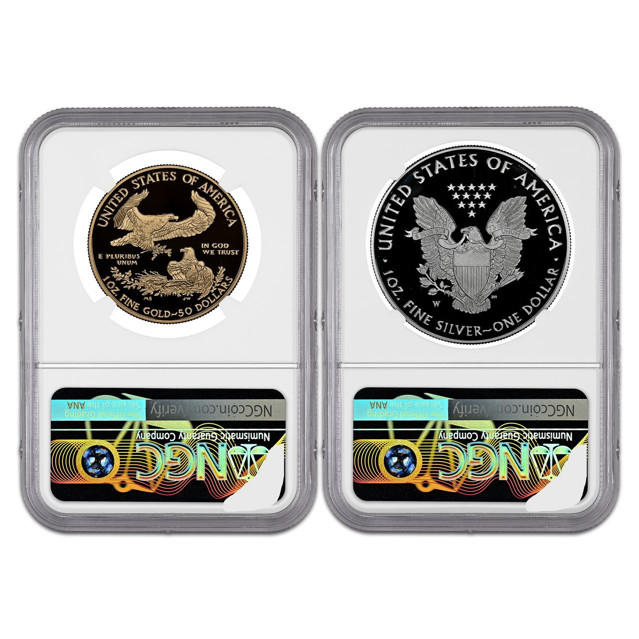 2013-W Silver Eagle Set NGC 70 Thomas Uram Signed - (2 Coin Set)