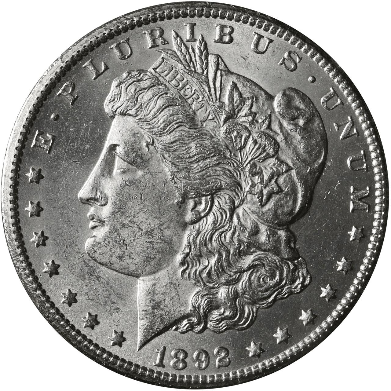 1892-CC Morgan Silver Dollar Coin BU | Bullion Shark Rare Coins