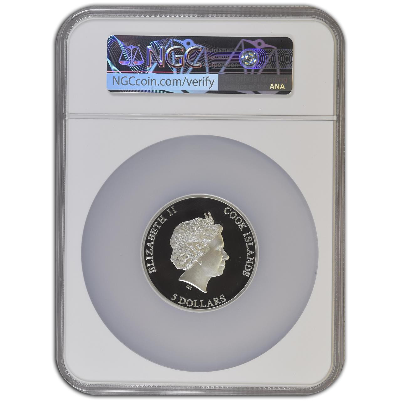 2023　PF70 UC　5オンス 巨大スラブ　銀貨　　NGC PCGS 2023 $5 Cook Islands Silver Big City Lights NGC PF70 UCAM - Sydney