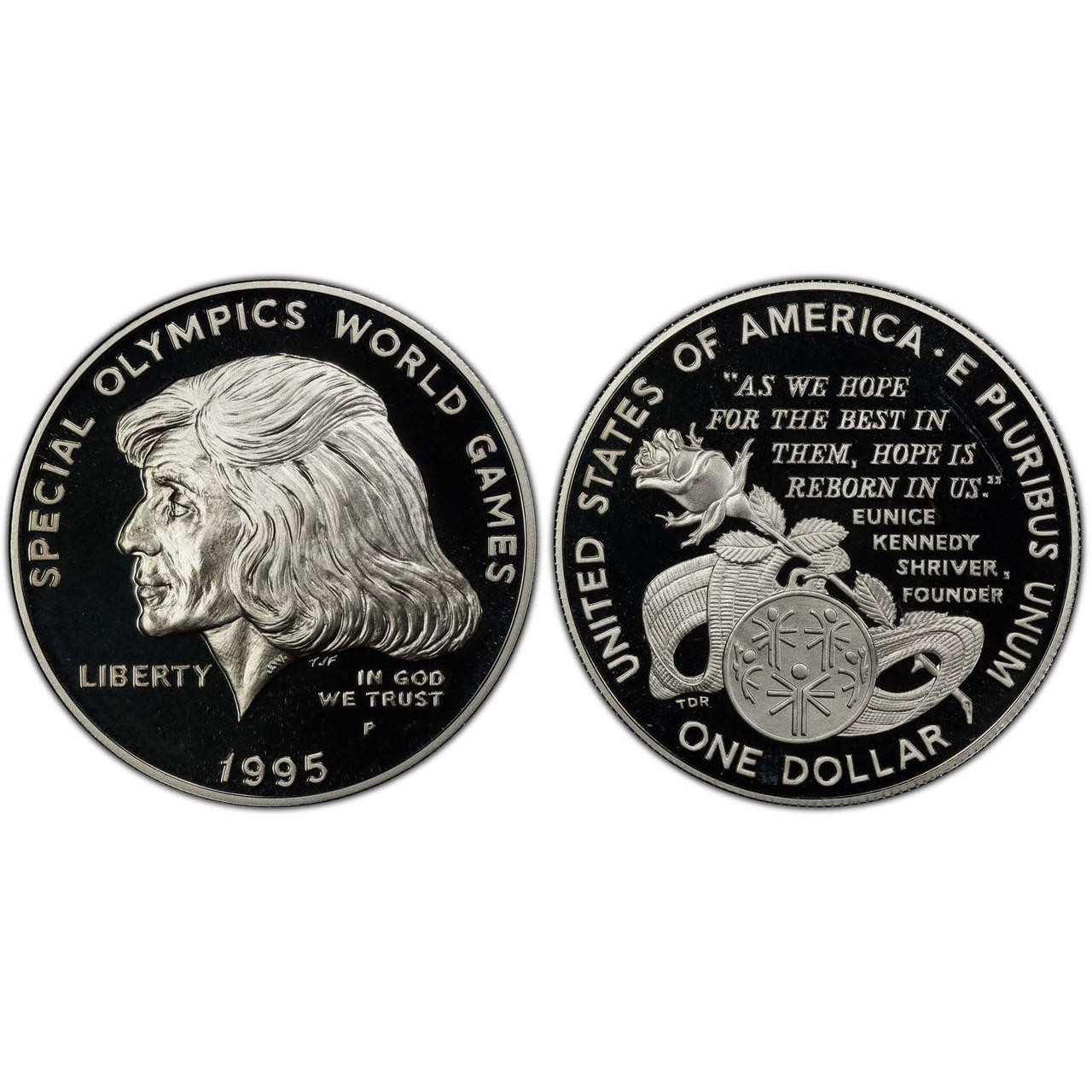 1995 World Rally Champions 記念硬貨 Buy 1995 Special Olympic Dollar GEM Proof online at Bullion Shark.