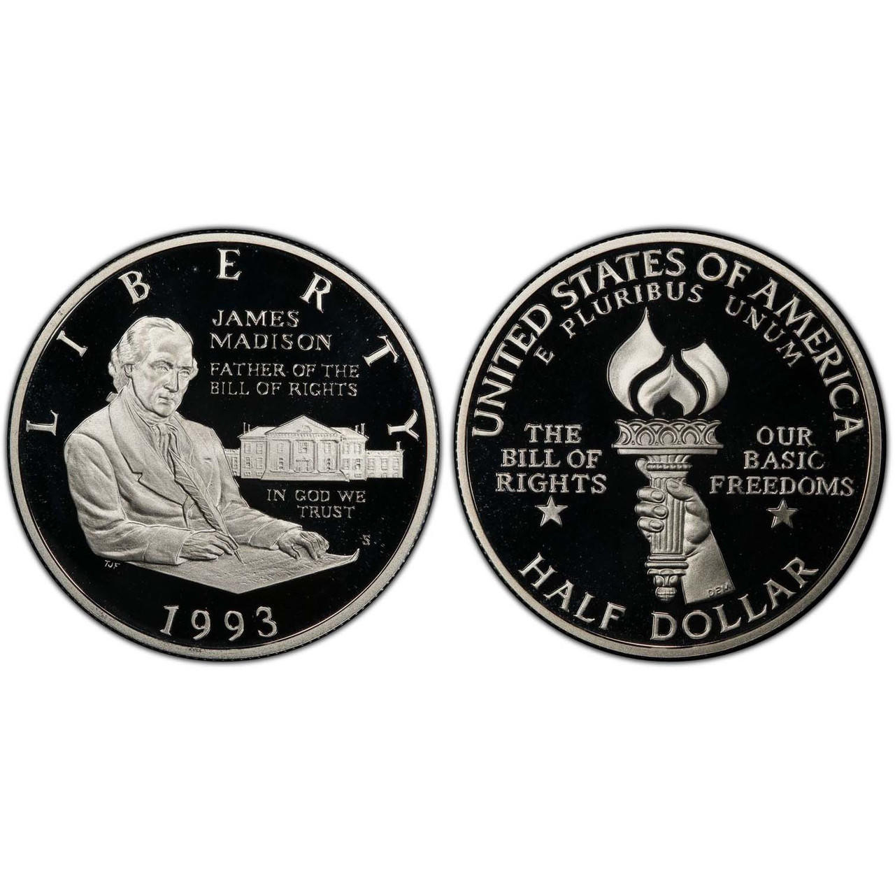 Buy 1993 Bill of Rights Half Dollar GEM Proof online at Bullion Shark.