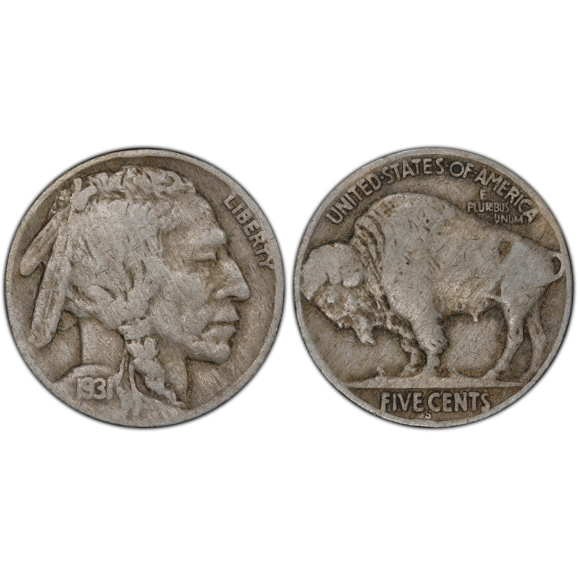 Buy 1931-S Buffalo Nickel online at Bullion Shark.