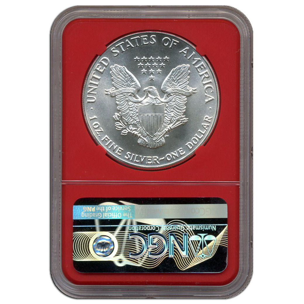 1986 (S) Silver Eagle NGC MS69 - Struck at San Francisco