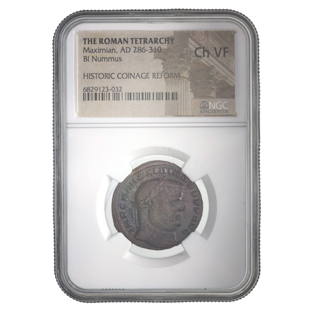 Roman AE of Maximian (AD286-310) NGC (CH-VF)