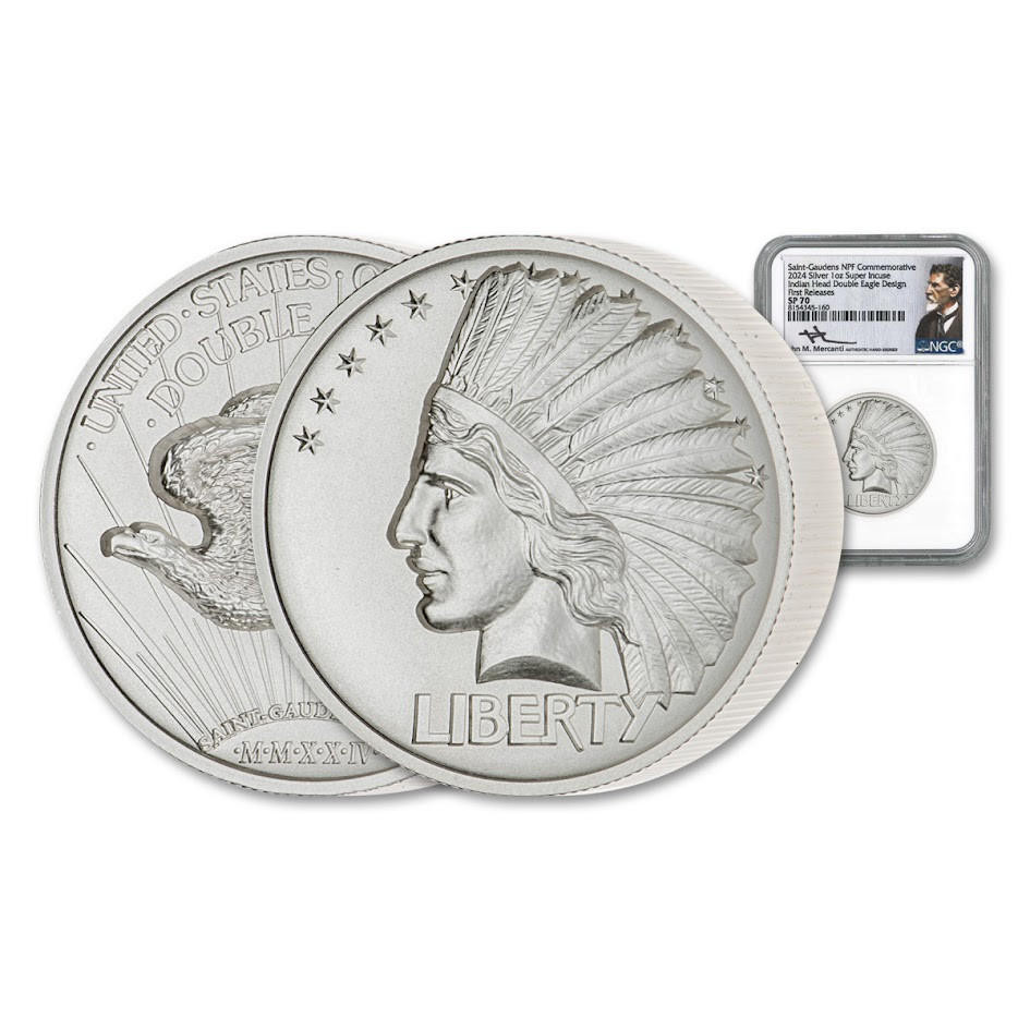 Buy 2024 Super Incuse Indian Head Double Eagle SP70 Online