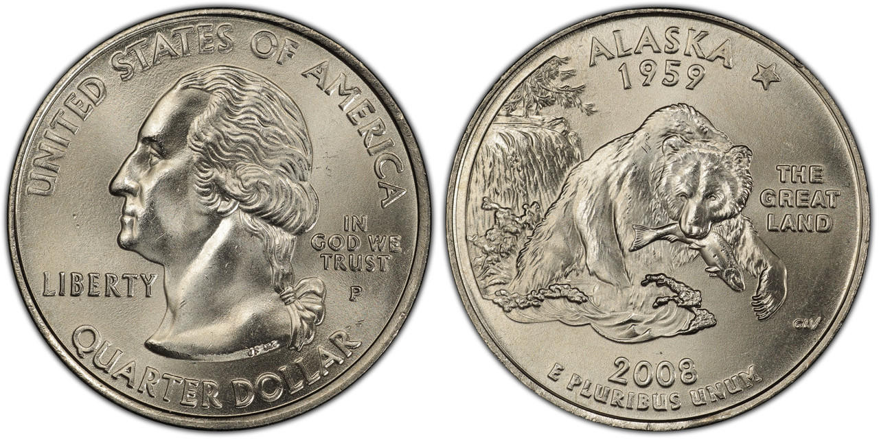 Buy 2008-P Alaska State Quarter BU Online