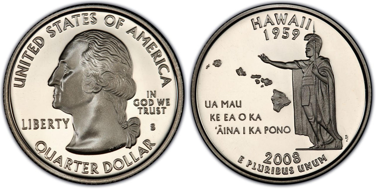 Buy 2008-S Hawaii State Quarter Choice Proof Online