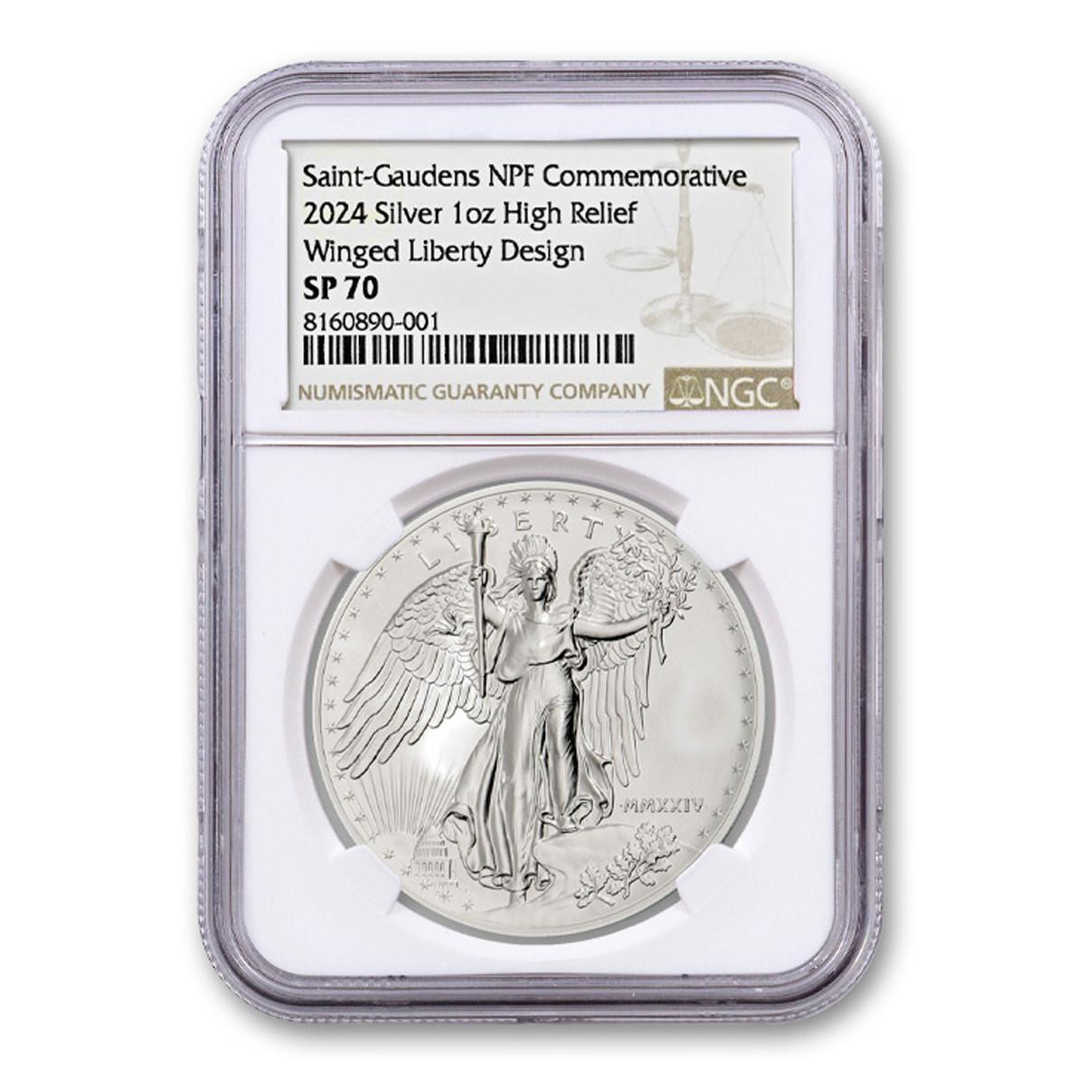 Buy NPF Saint Gaudens Winged Liberty High Relief Online