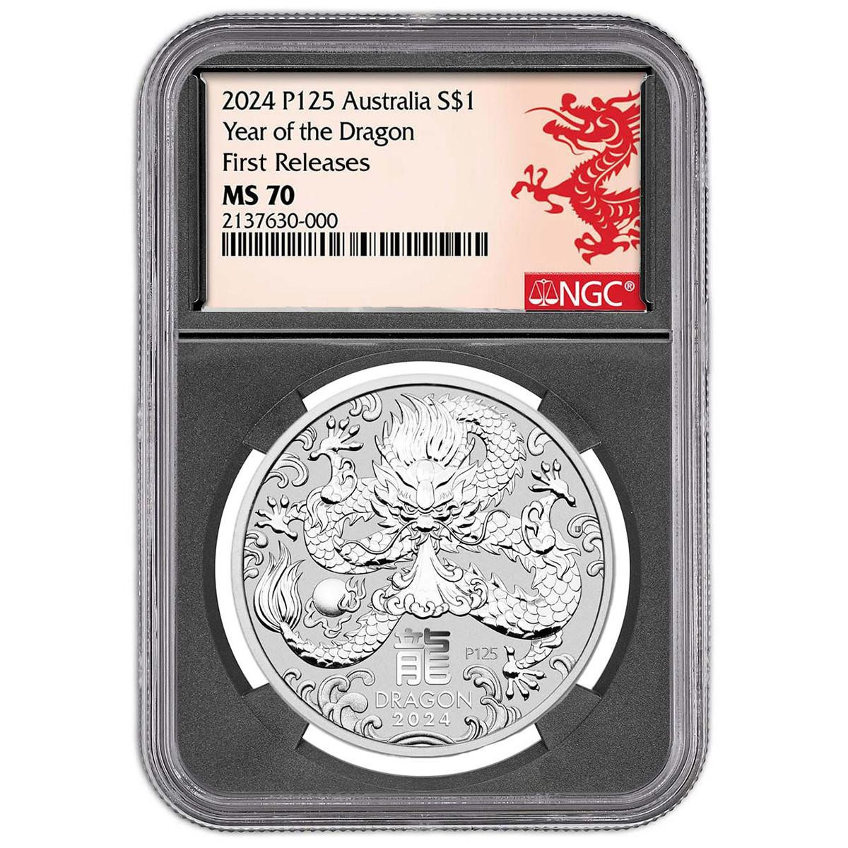 2024 シルバー モナ・リザ×ゴッホ 2024 EC8 Montserrat | Starfish 1 oz 999 Fine Silver Color Coin