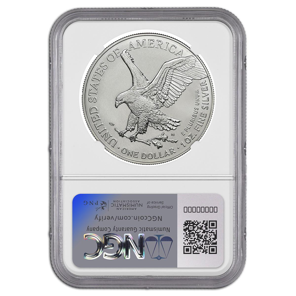 2025 Silver Eagle NGC Certified For Sale - Bullion Shark