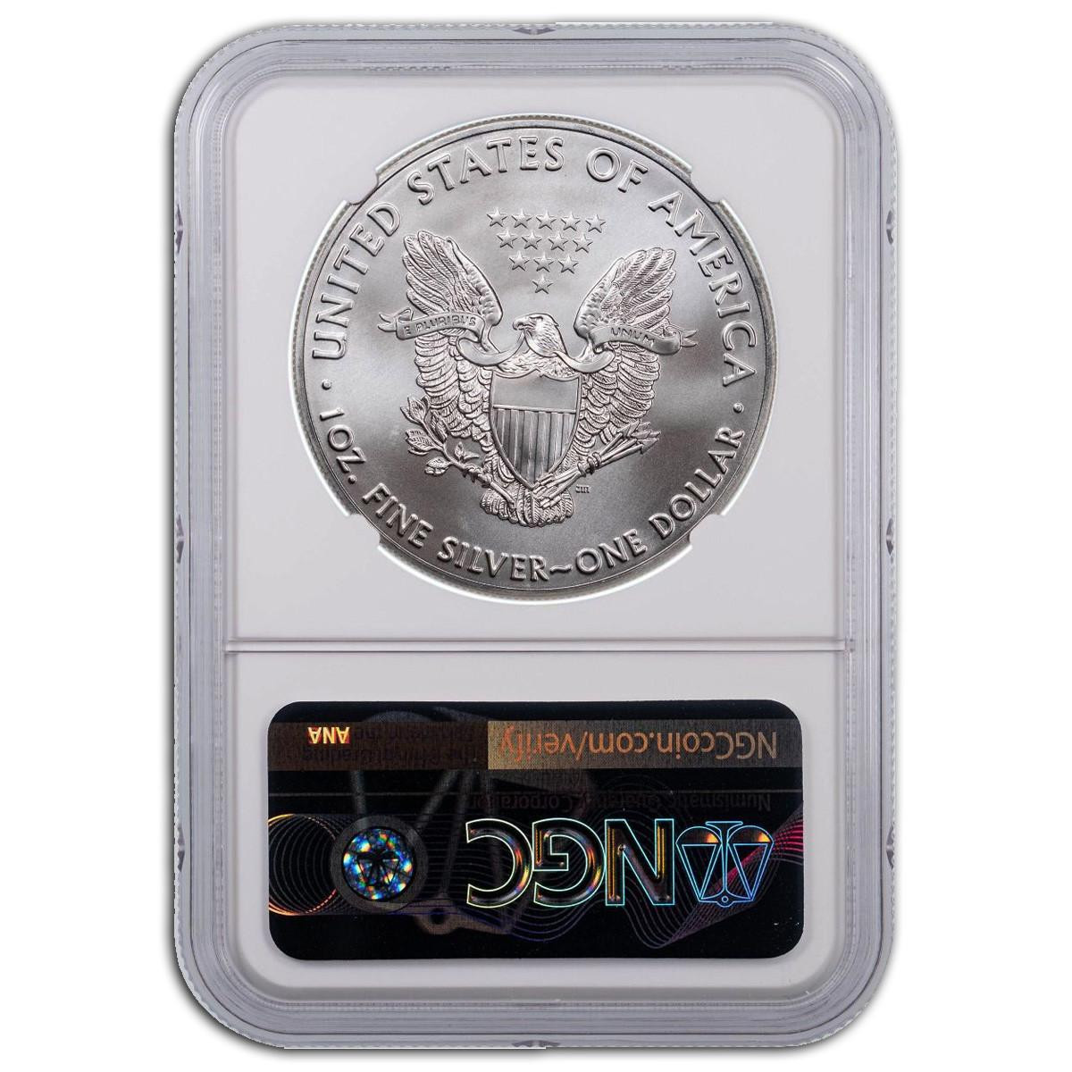 Buy 2021 (P) Silver Eagle NGC MS69 - Emergency Production Online