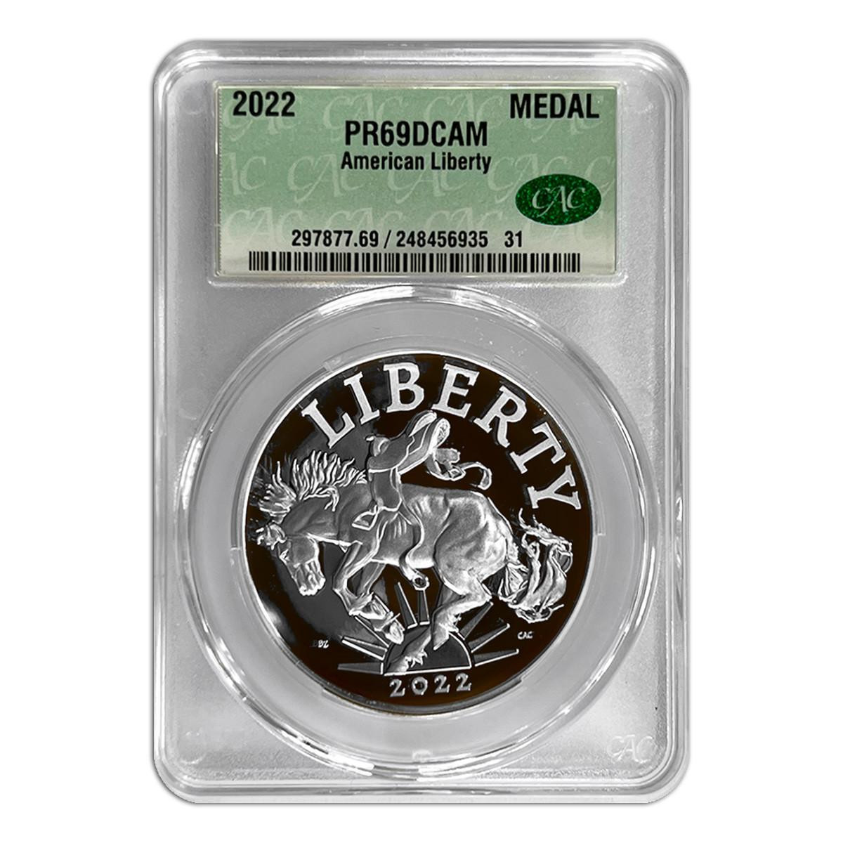 激レア☆大型 銀貨 2022 Awakening 5oz 純銀 シルバー Buy 2022 Silver Liberty Bronco Medal CAC PR69 DCAM Online