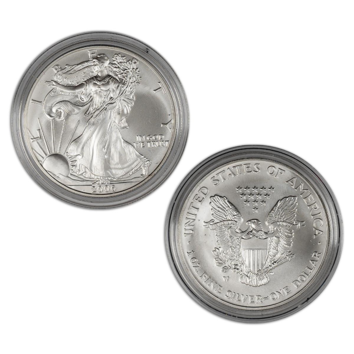 Buy 2006-W Burnished Silver Eagle Coin in OGP - First Year of
