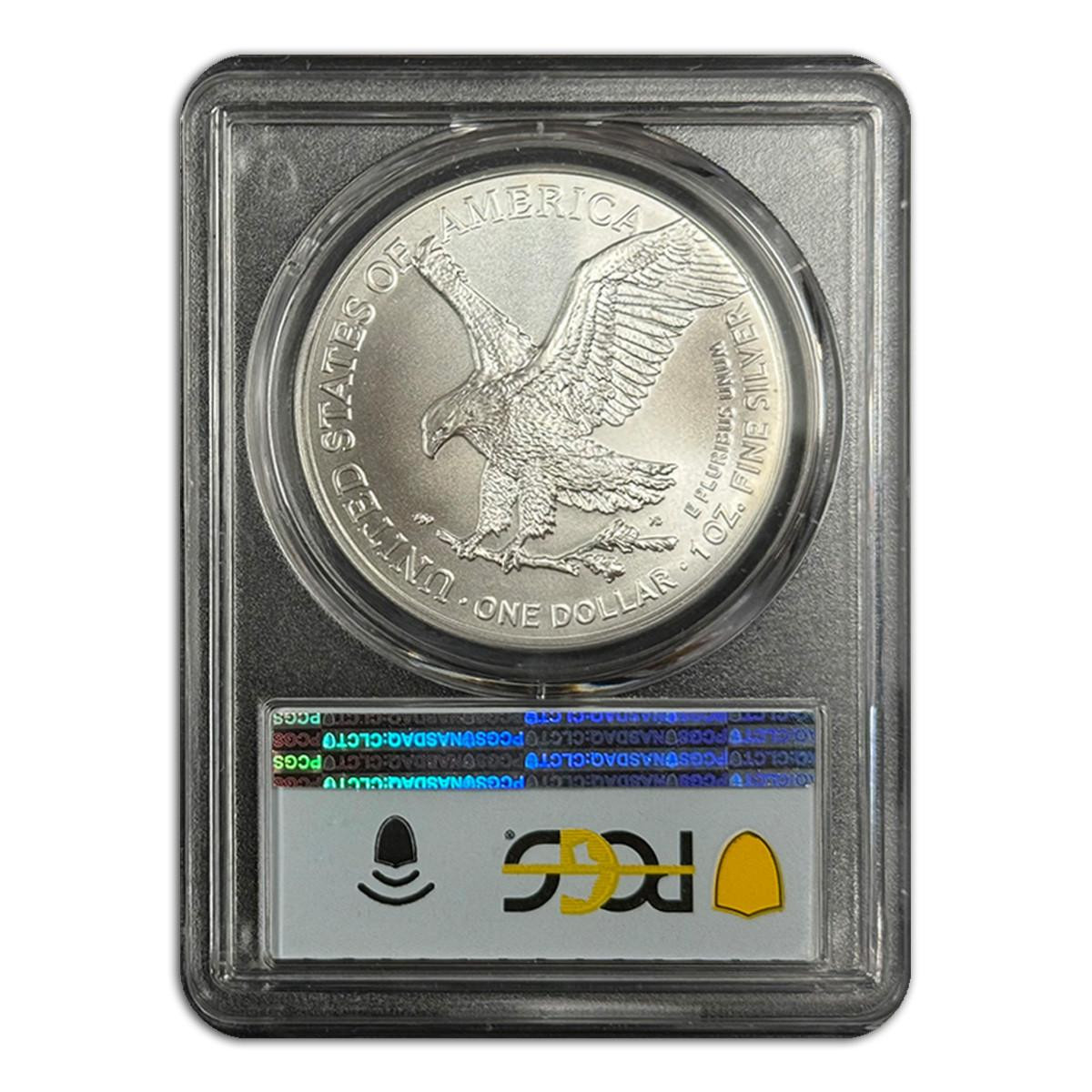 Buy 2021 T2 Silver Eagle PCGS MS70 First Year of Issue Online