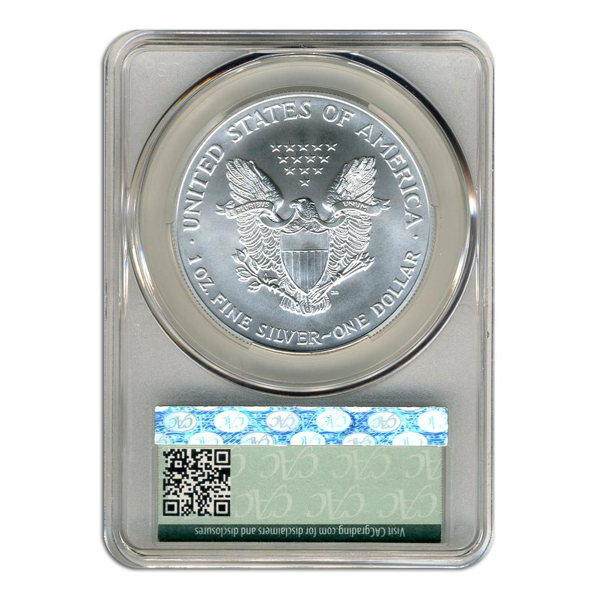 2001 Silver Eagle CAC MS70 - Super Rare