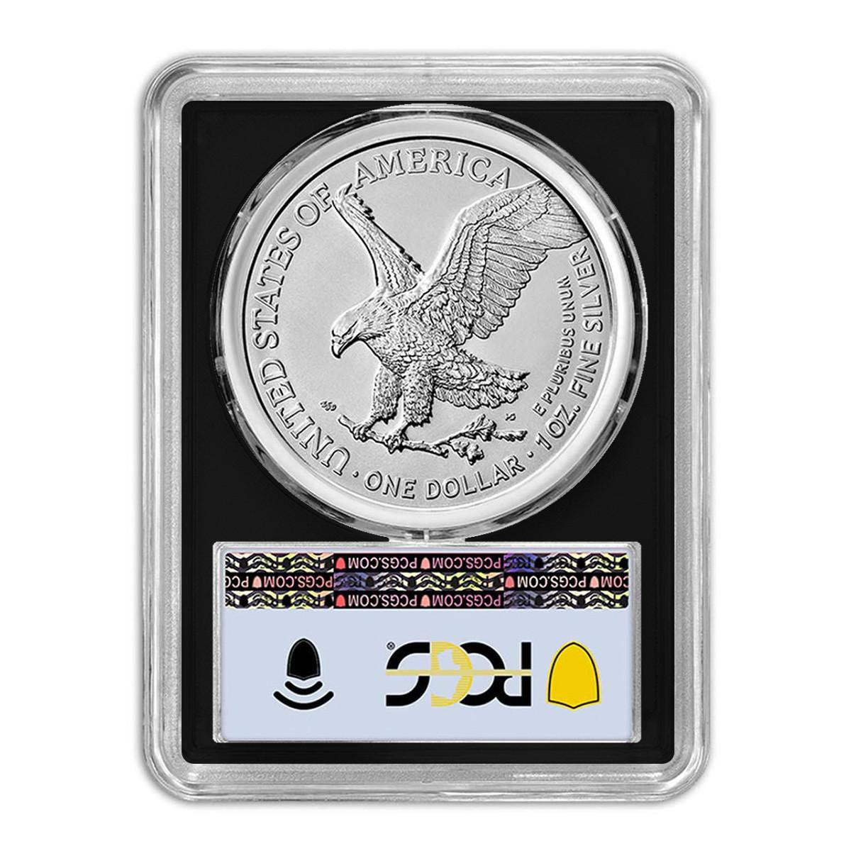 2025 (P) Silver Eagle PCGS MS70 FS Eagle Privy - Black Label