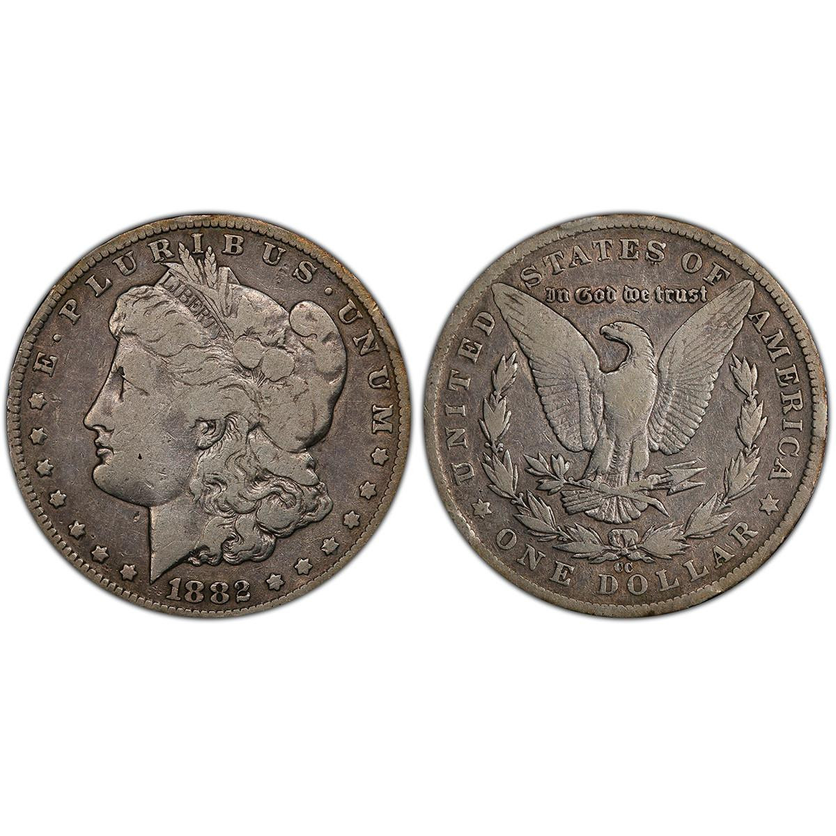1882-CC Morgan Dollar - The Wild West
