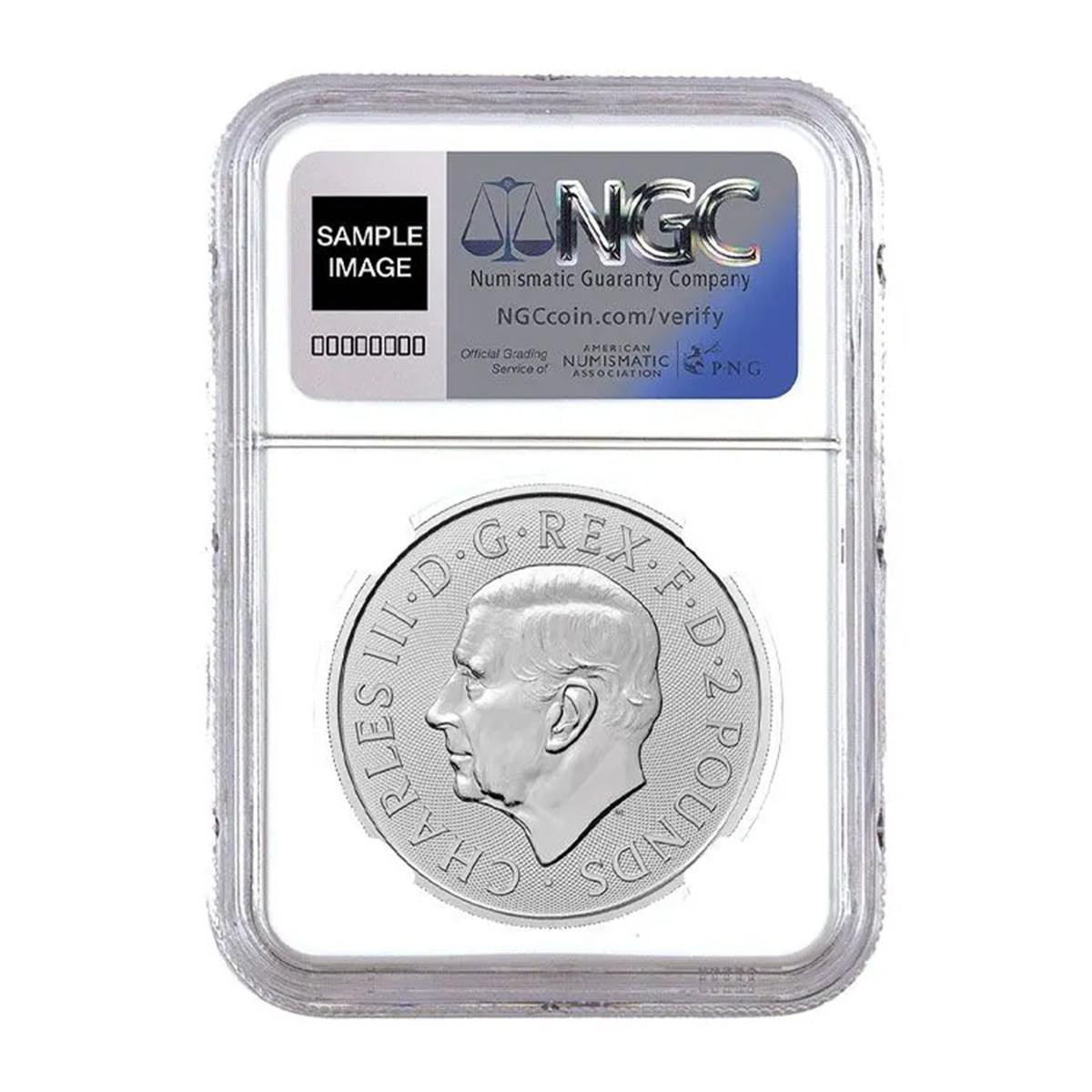 2025 1-oz Silver Britannia Struck From SS Tilawa Shipwreck Silver