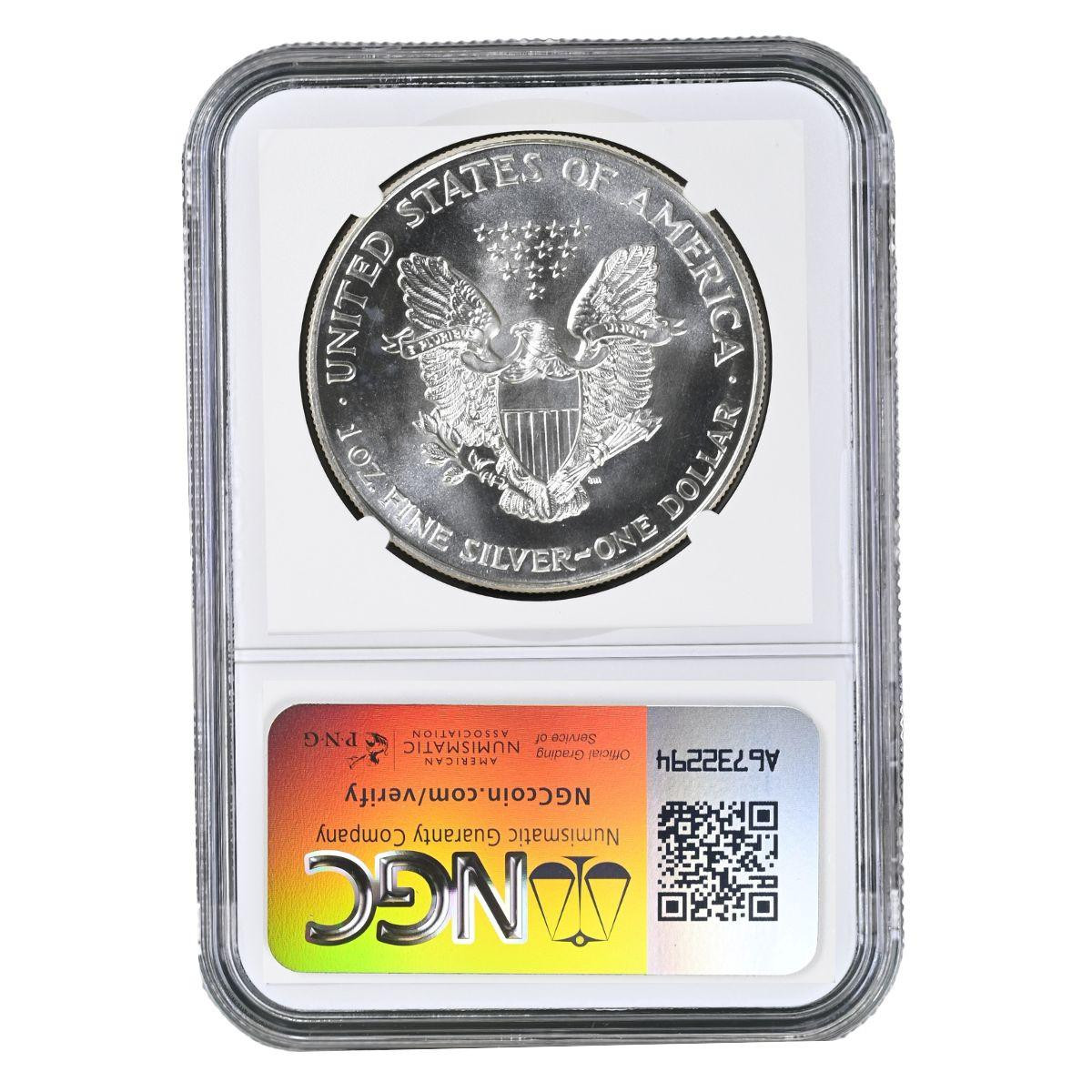 1994 Silver Eagle NGC MS69 - Key Date