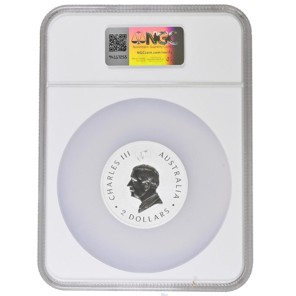 2024 2 oz Silver Australian Wedge-Taled Eagle NGC MS70 - 10th 2024 2 oz Silver Australian Wedge-Taled Eagle NGC MS70 - 10th