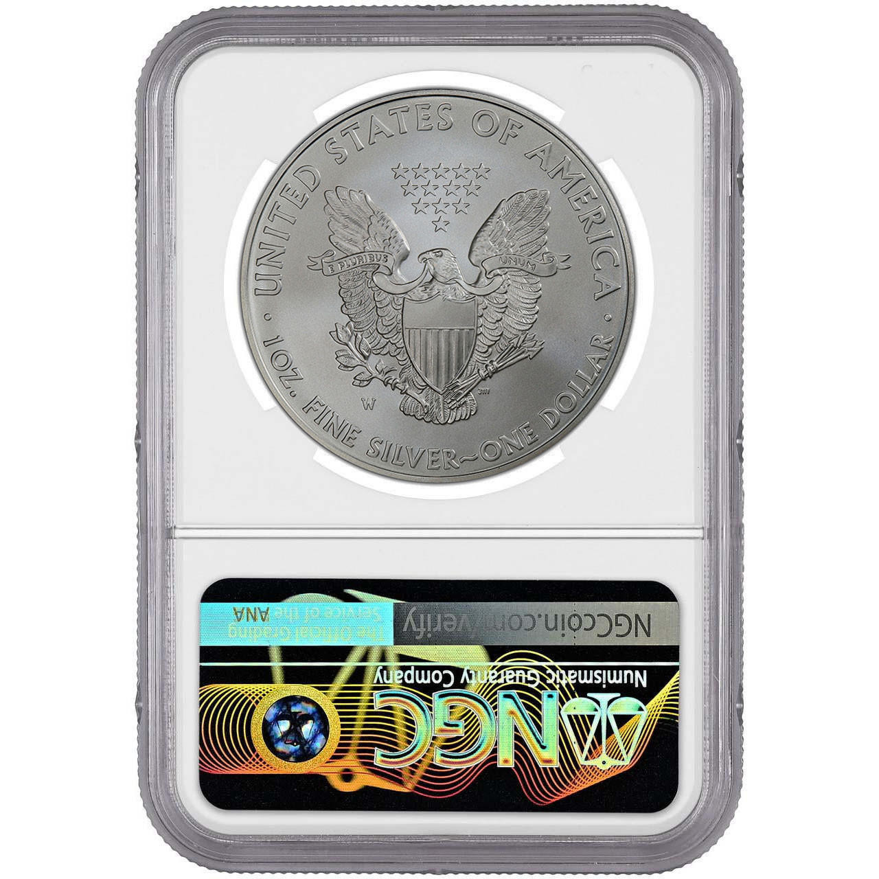 2008-W Burnished Silver Eagle NGC MS70 - The First