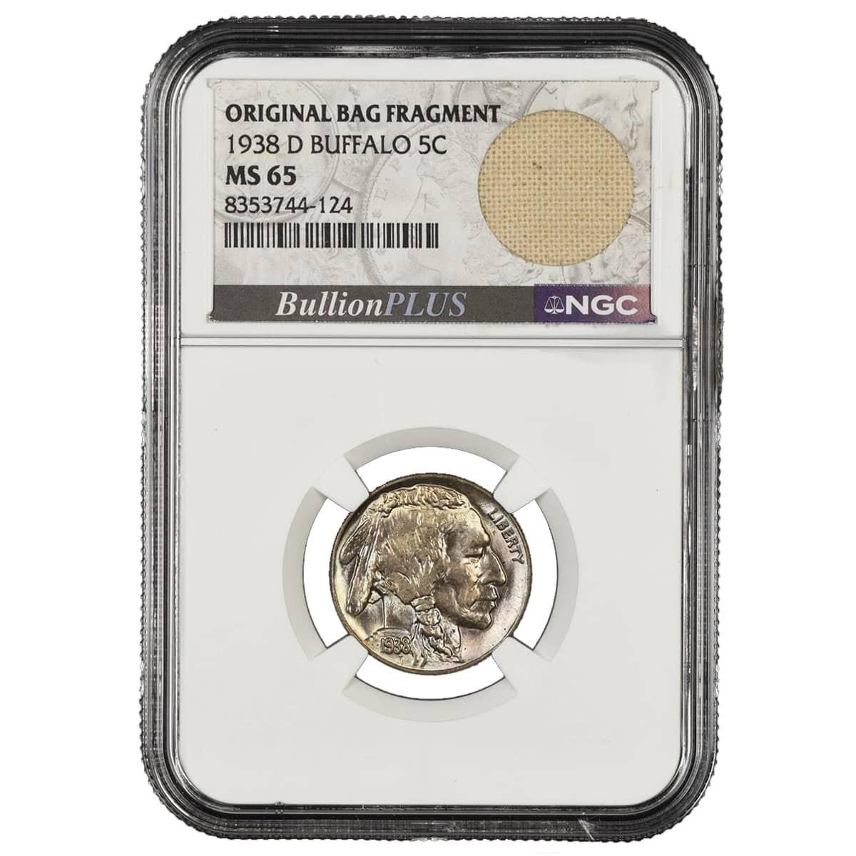 1938-D Buffalo Nickel NGC MS65