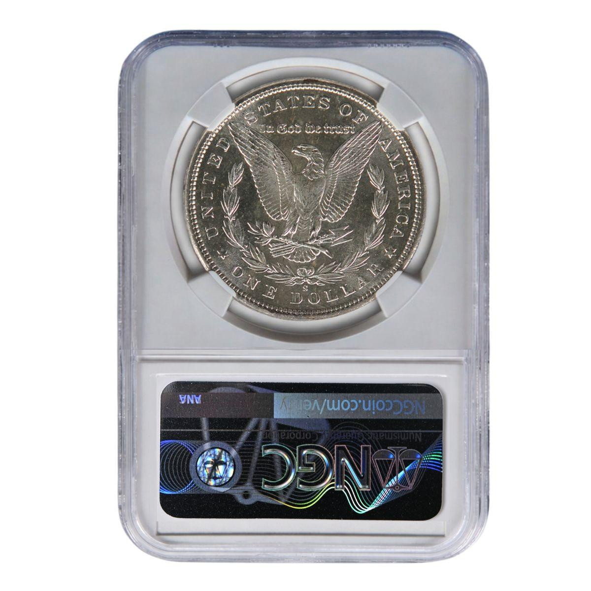 1881-S Morgan Silver Dollar NGC MS65 Green Label