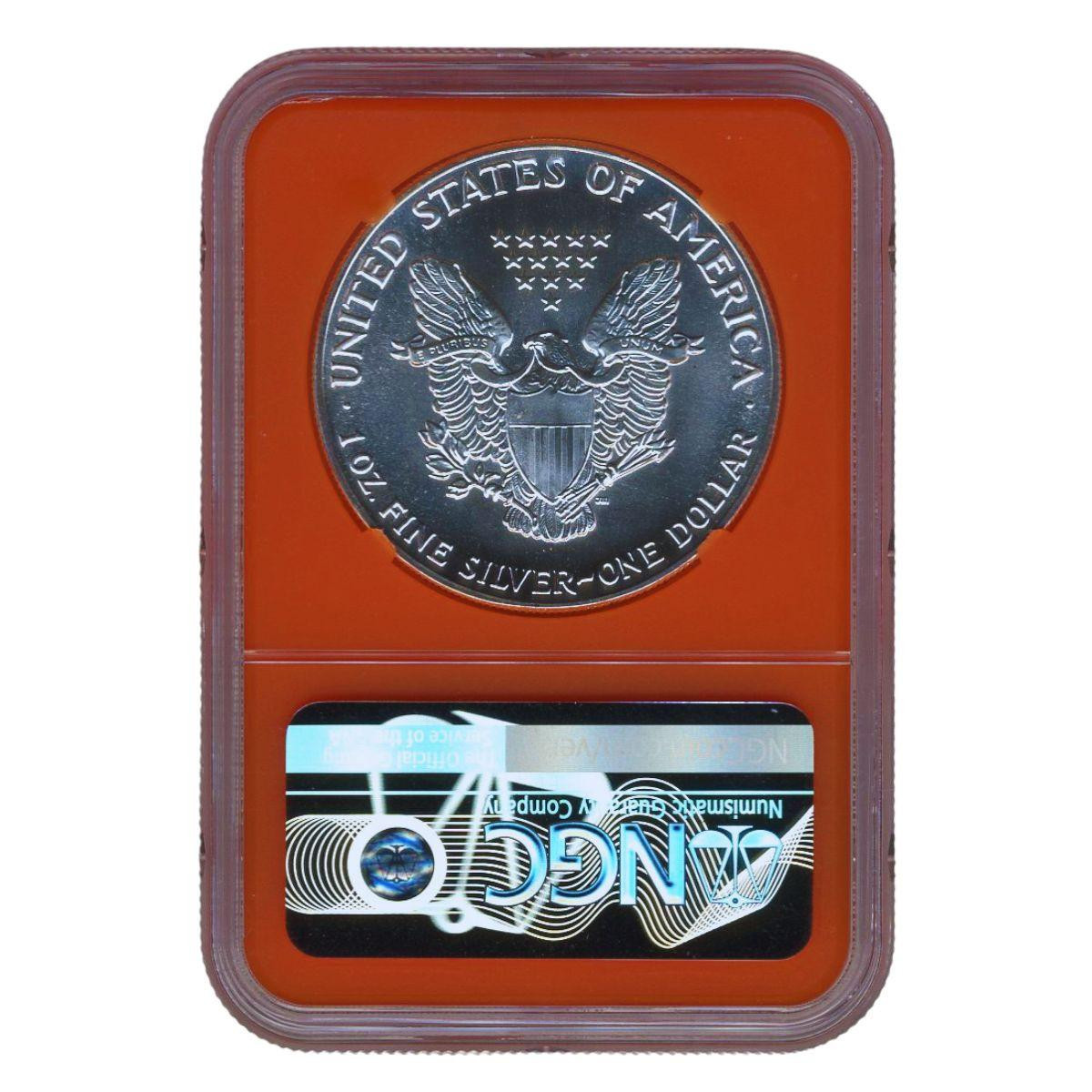 1987(S) American Silver Eagle NGC MS69 Struck at San Francisco