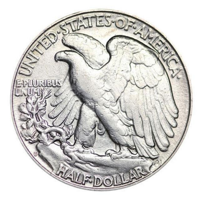 1947-D Walking Liberty Half Dollar Brilliant Uncirculated - BU