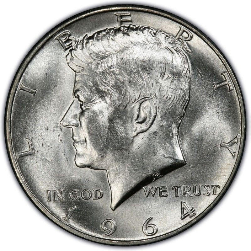 Buy 1964 D Kennedy Half Dollar BU - 1964 D Half Dollar online