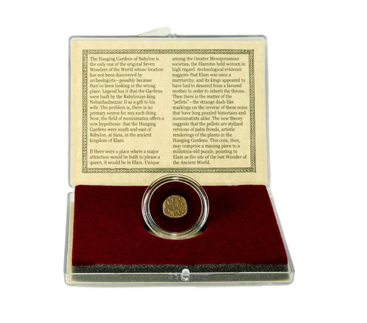 Lost Wonder of the Ancient World Clear Box-Coin of the