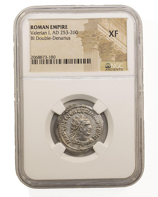 Roman Silver Antoninianus of Valerian 1st For Sale