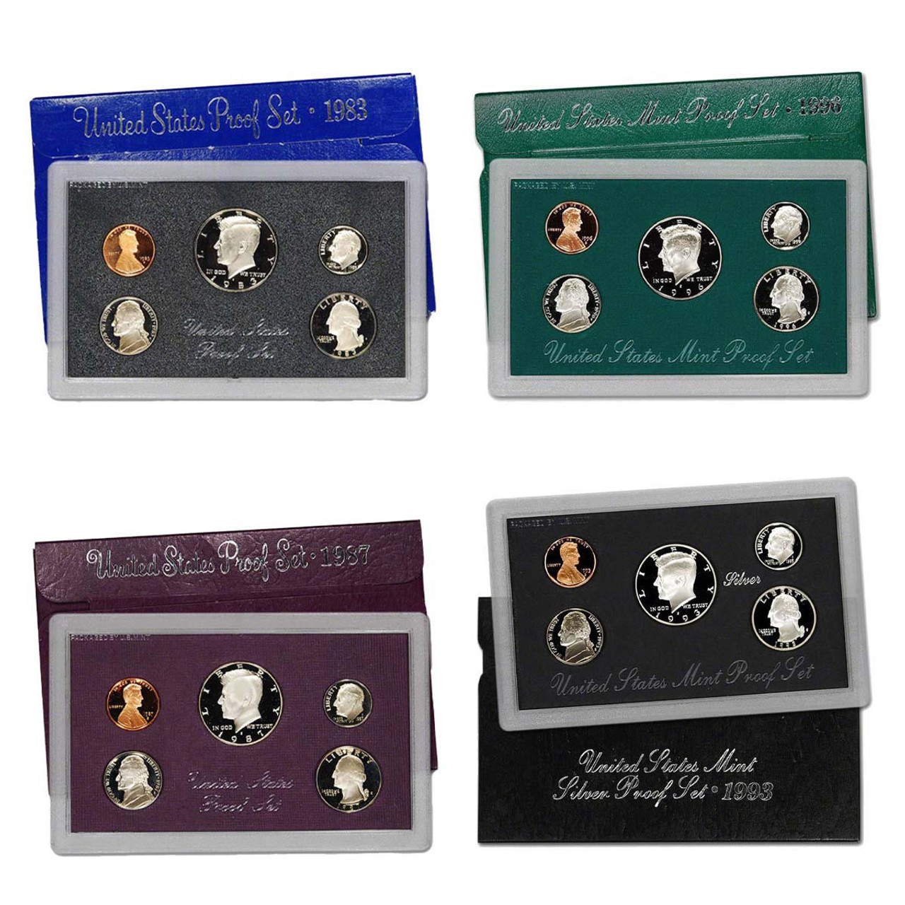 Bullion shark The Collector's Proof Set Collection - All 4 Colors!