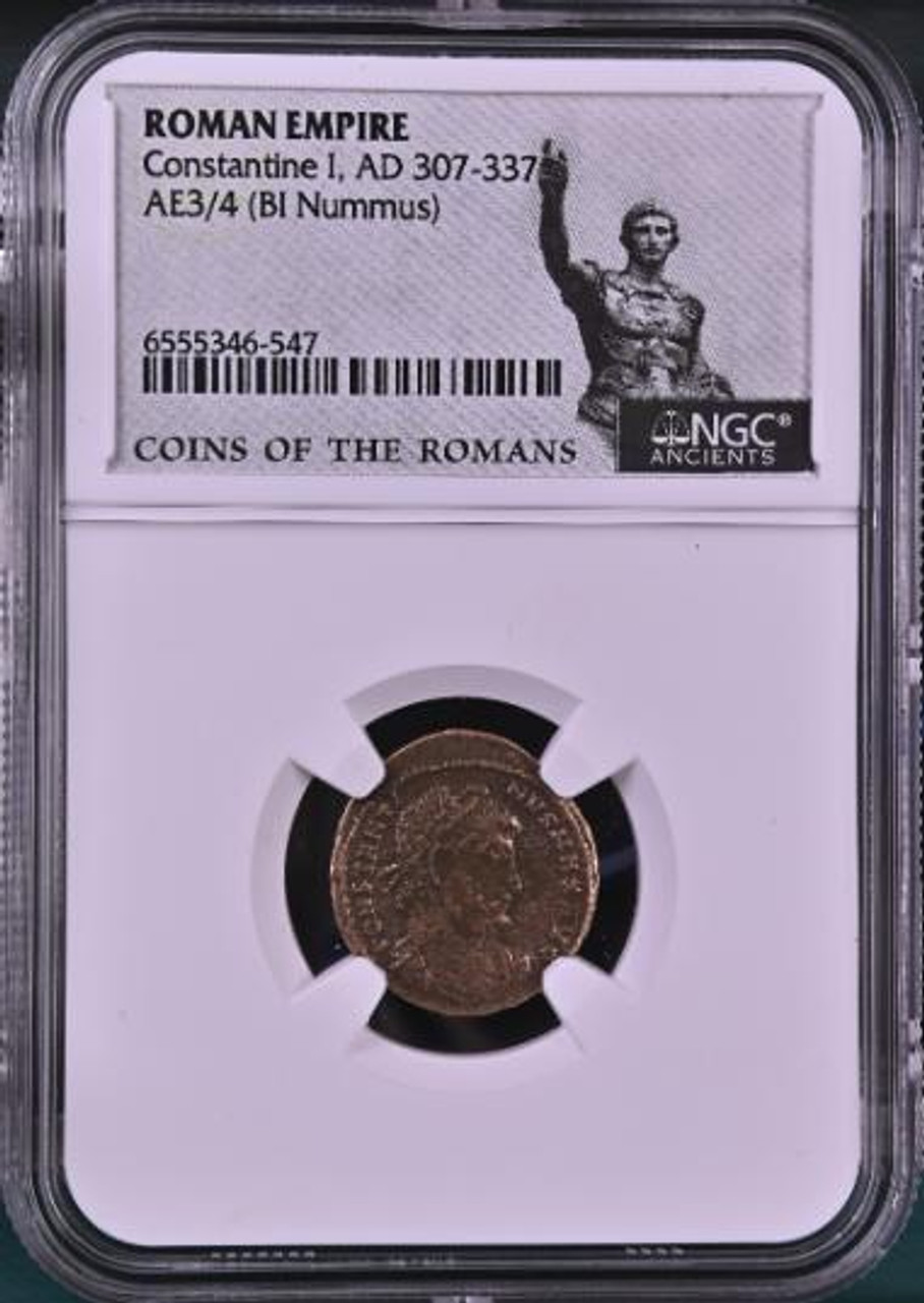 超希少　NGC-XF　ローマ帝国 コンスタンティヌス1世 AD307~337 AD 307-337 Bronze Roman Constantine I The Great NGC (Coins