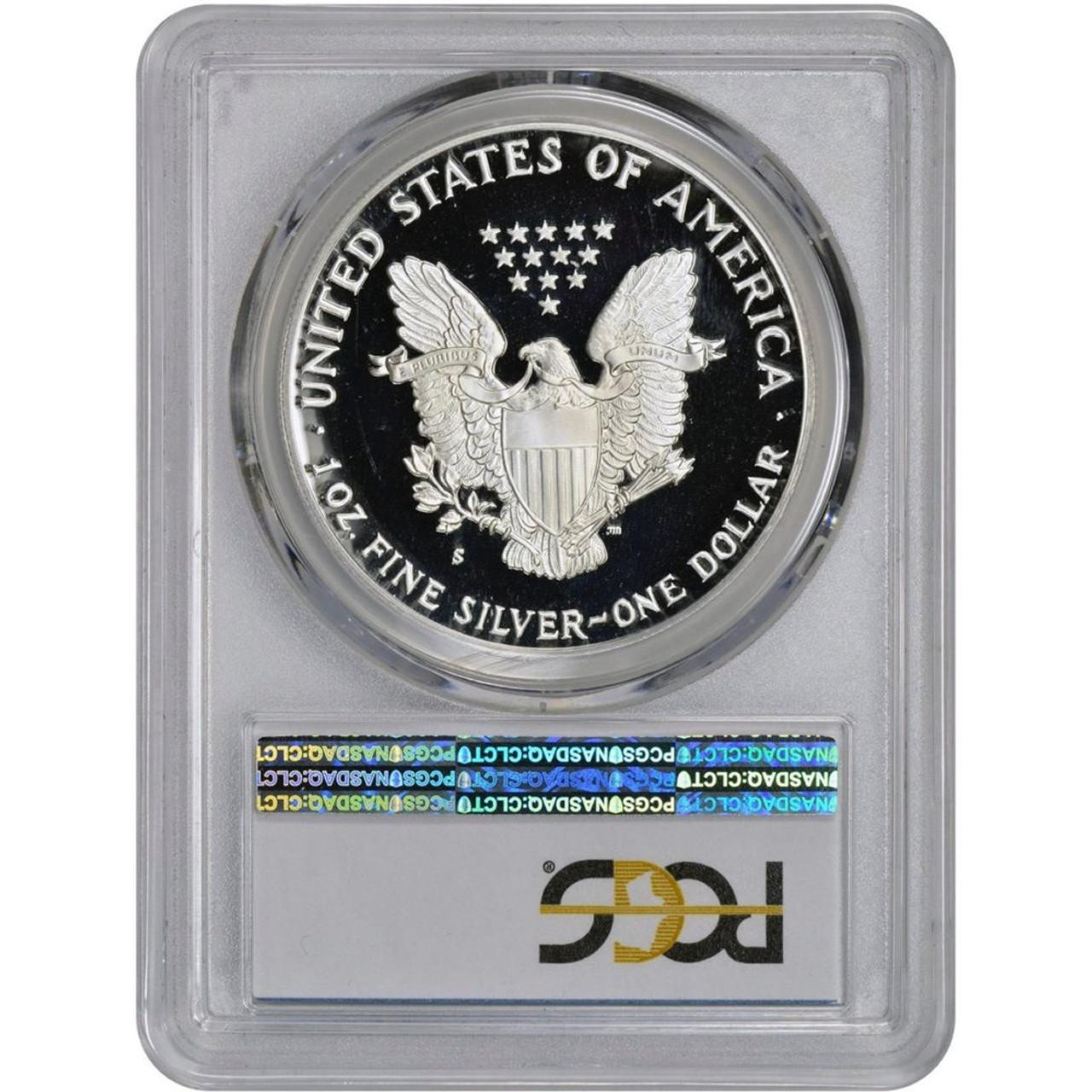 1989-S American Silver Eagle Coin PCGS PR70 DCAM | Bullion Shark