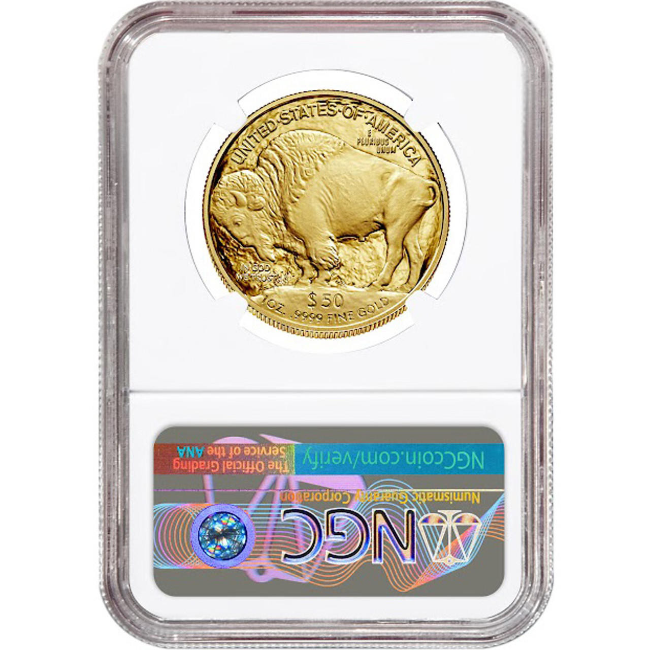 2010-W $50 Gold Buffalo NGC PF70 UCAM Thomas Uram Signed