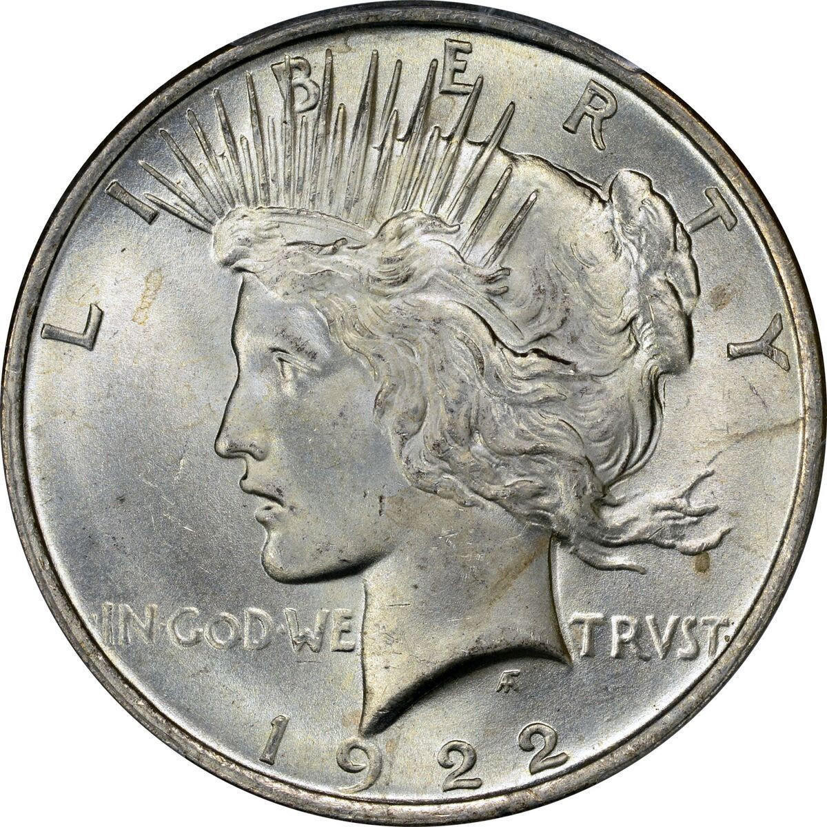 6x BU Peace Dollars – Uncirculated Silver Dollars From OBW Roll – 1921-1935 Estate Find