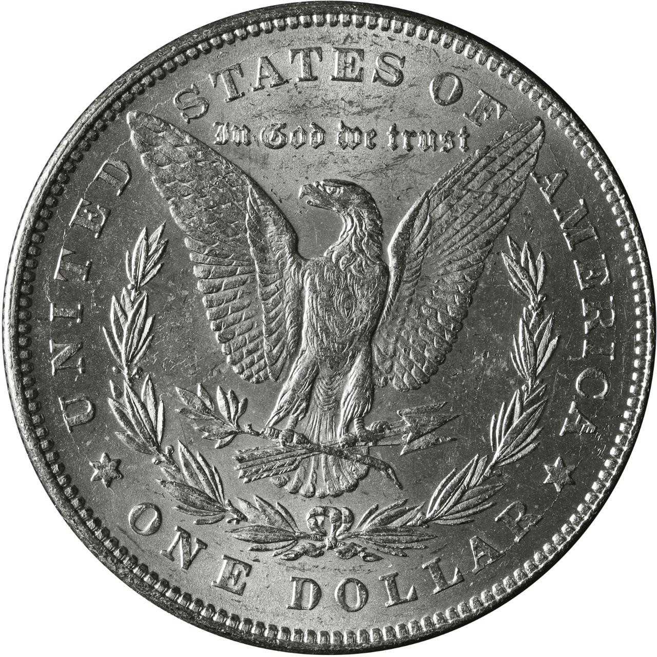 1878-P Morgan Silver Dollar 7 Tail Feather Coin | Bullion Shark