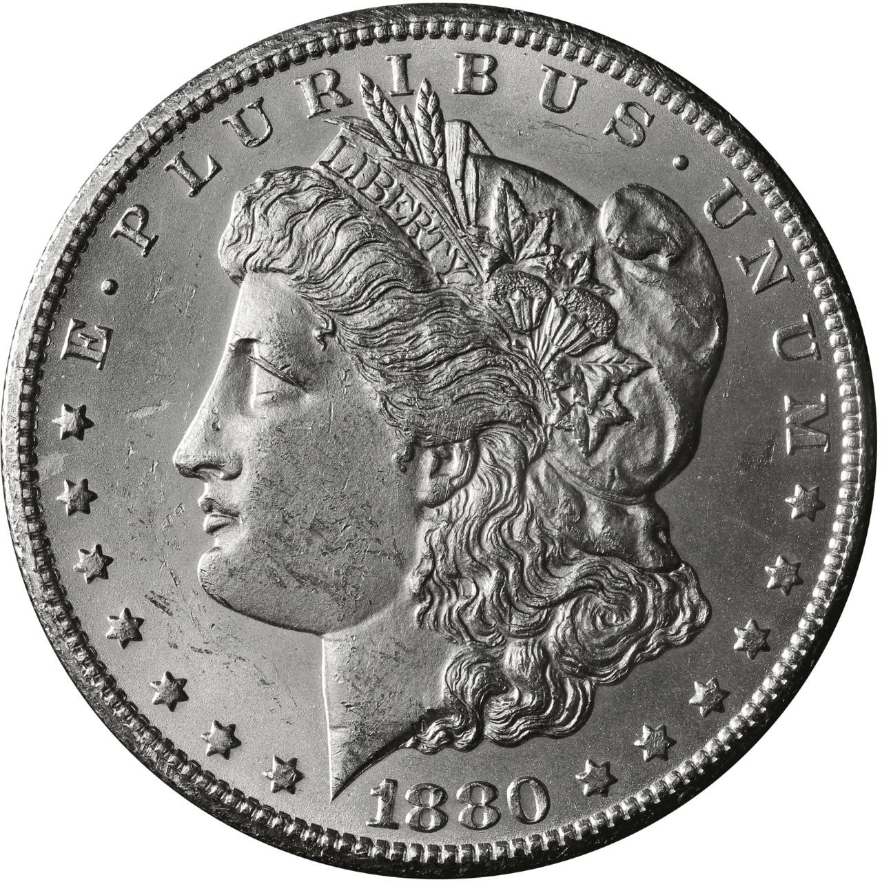 1880-CC Morgan Silver Dollar Coin BU | Bullion Shark Rare Coins
