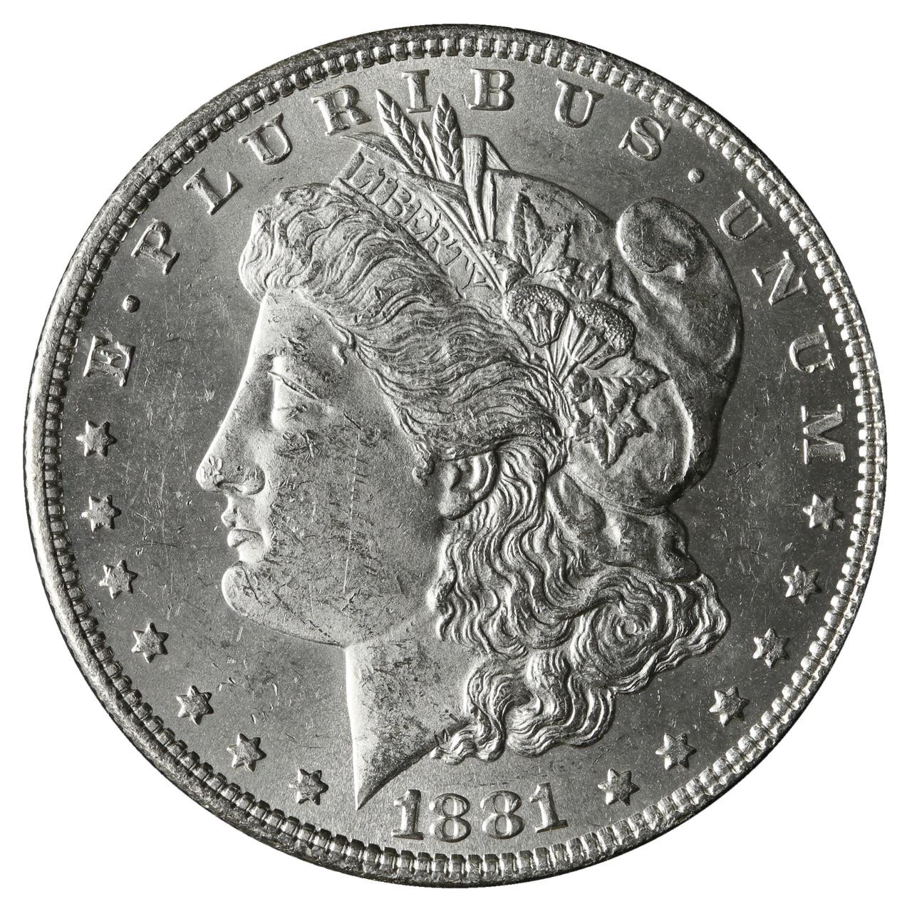 Buy 1881 Morgan Silver Dollar Coin BU | Bullion Shark Rare Coins
