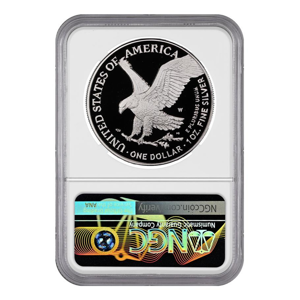 2021-W Silver Eagle T2 NGC PF 70 UCAM John Mercanti Signed