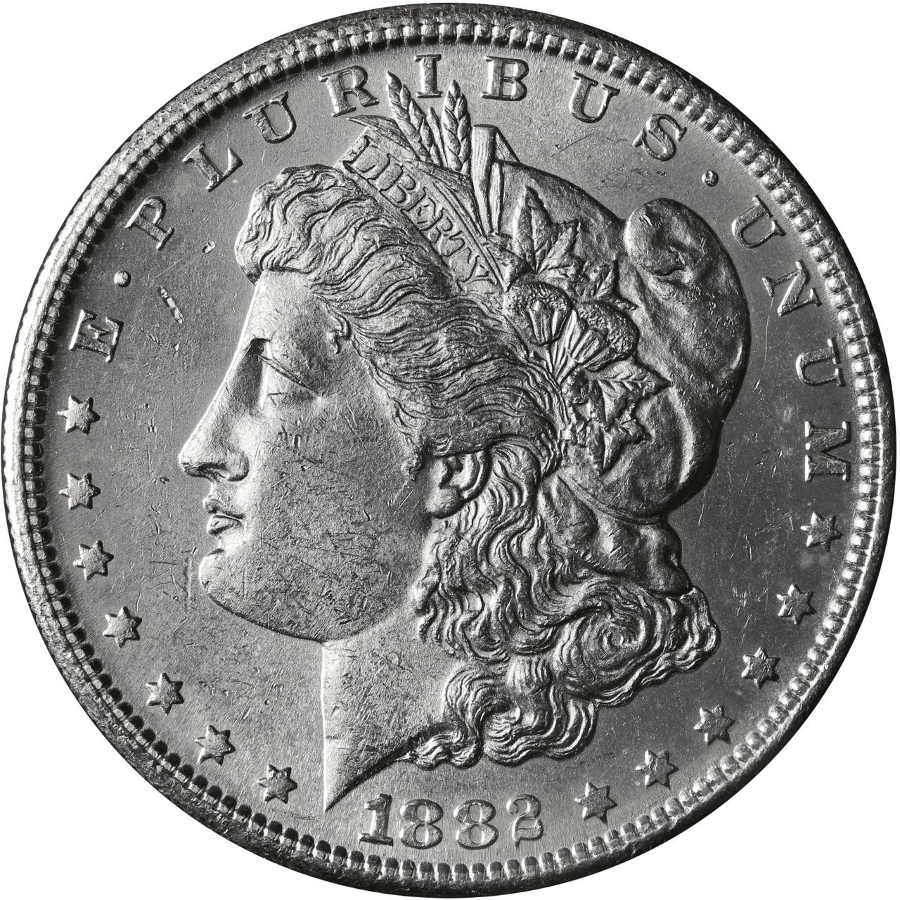 1882-S Morgan Silver Dollar Coin BU | Bullion Shark Rare Coins