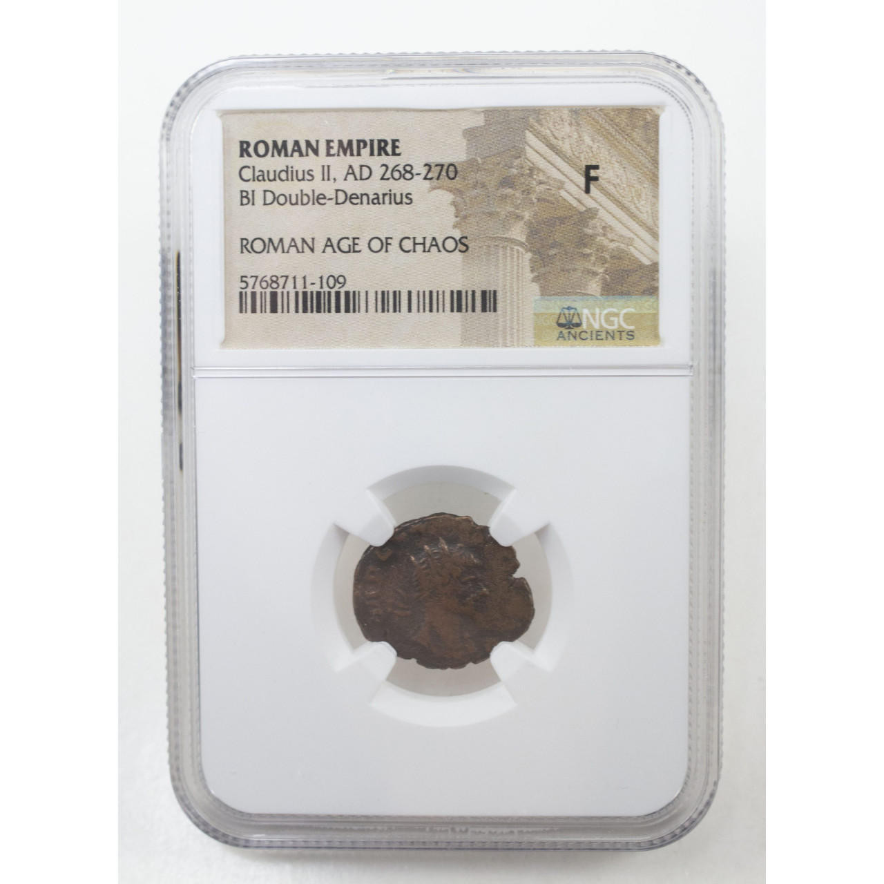 Roman AE of Claudius II Gothicus (AD 268-270) NGC (F)