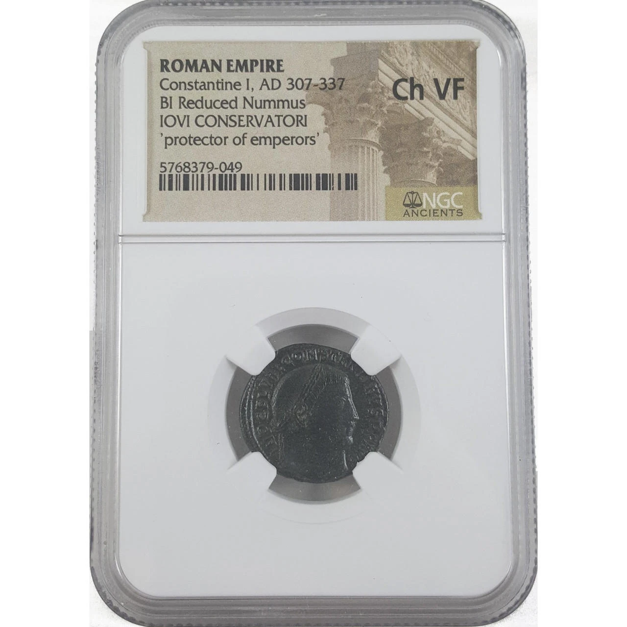 Bullionshark Roman AE of Constantine I, the Great (AD 272-337) Jovi Conservatori NGC (VF)