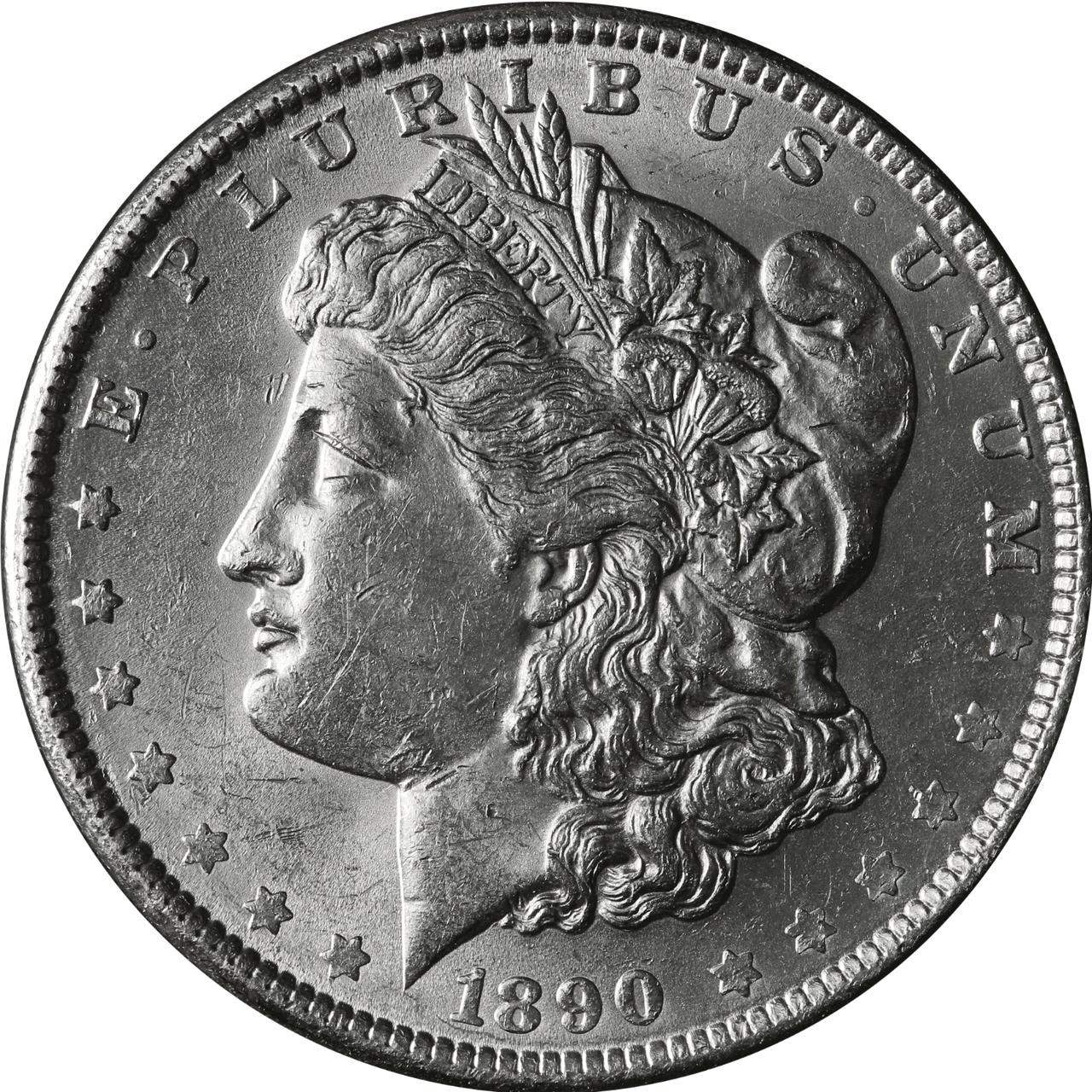 1890-S Morgan Silver Dollar BU - Bullion Shark Rare Coin Dealer