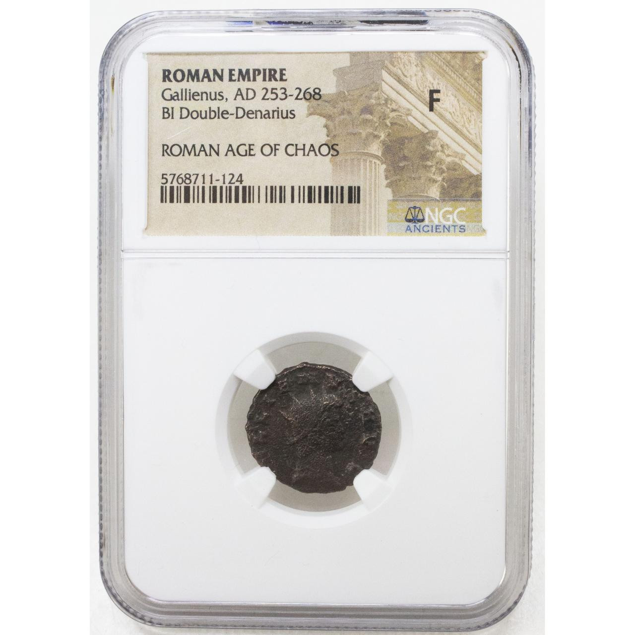 Bullionshark Roman AE of Gallienus (AD 253-268) NGC (F)
