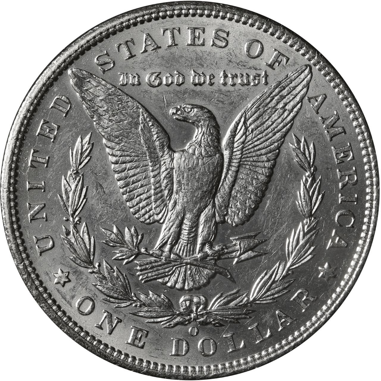 1896-O Morgan Silver Dollar Brilliant Uncirculated - BU - Bullion