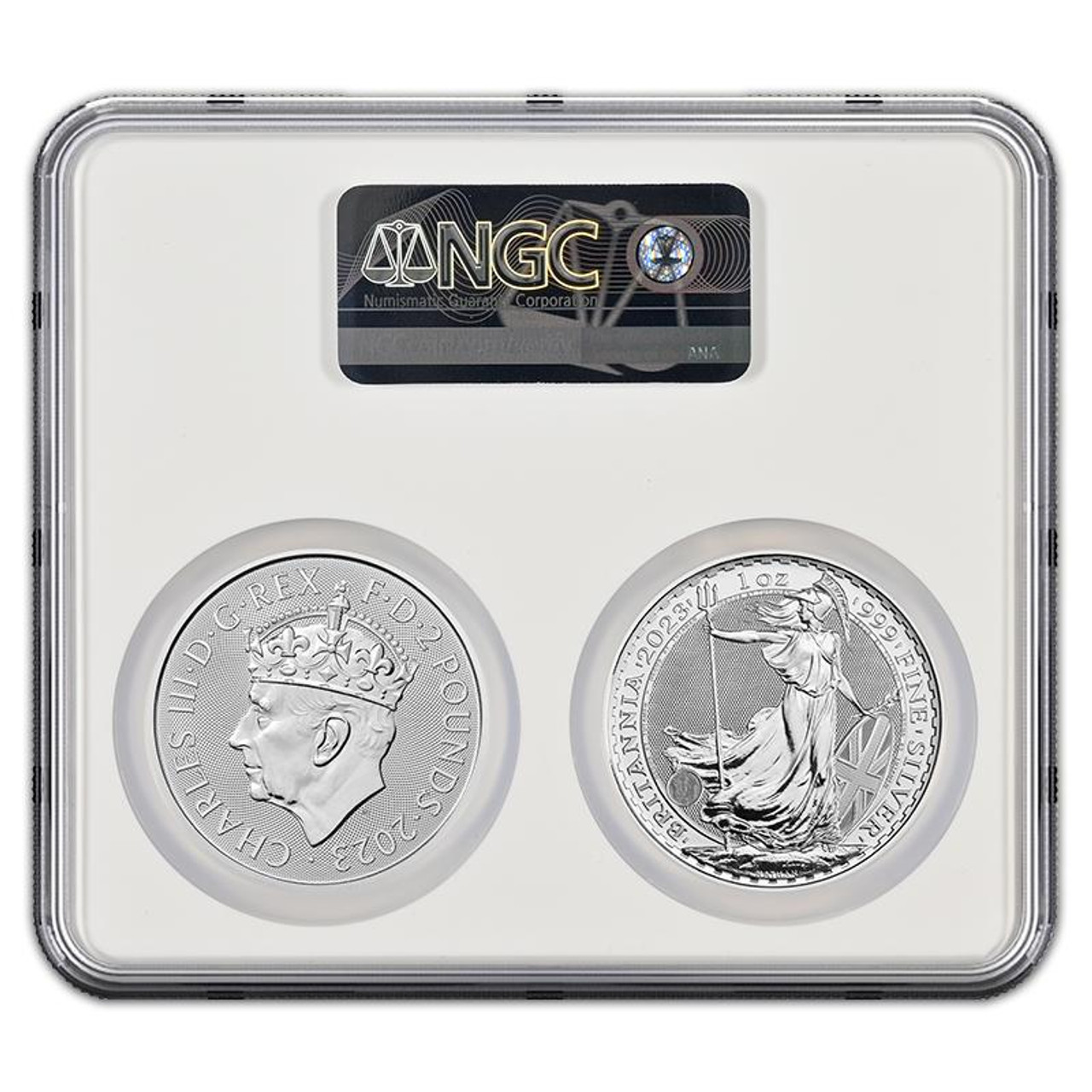 2023　イギリス王立造幣局製銀貨　NGC　MS69DPL ファーストリリース 2023 1 oz Silver King Coronation NGC MS69 First Releases