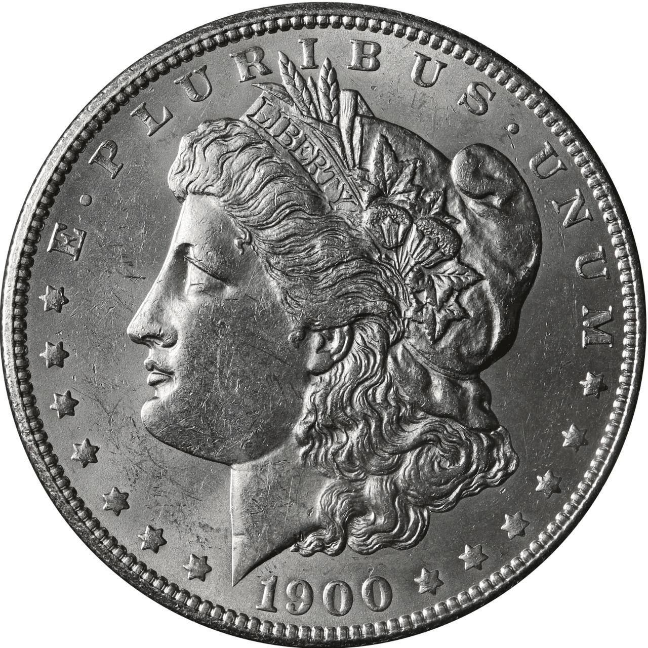 1900 O Morgan Silver Dollar BU $1 Brilliant Uncirculated at